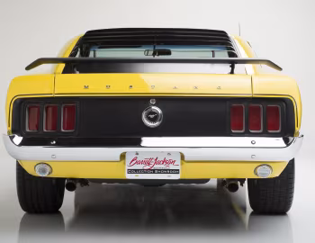 1970 Ford Mustang Boss 302 with shaker hood scoop option (63B)