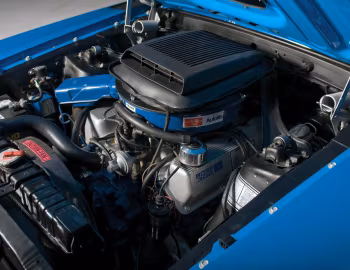 Bajo el capó 1970 Ford Mustang Boss 302 with shaker hood scoop option (63B)