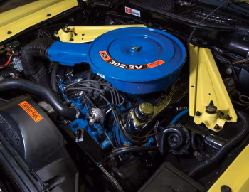 Under The Hood 1971 Ford Mustang Convertible (76D)