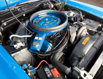 Sous la capuche Ford Mustang 351 Convertible (76D) '1973