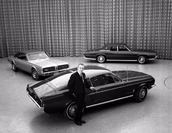 Mercury Cougar XR-7 GT, Ford Mustang Fastback, Ford Thunderbird Landau Sedan