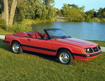 1983 Ford Mustang GLX Convertible '11.1982–83