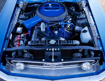 Bajo el capó 1968 Ford Mustang GT 428 Cobra Jet Fastback