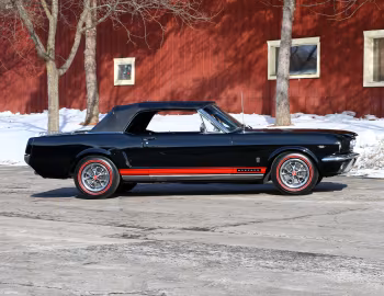 1966 Ford Mustang GT A-Code 289/225 HP Convertible (76A)