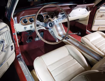 Interior 1966 Ford Mustang GT K-Code 289/271 HP Luxury Fastback (63B)