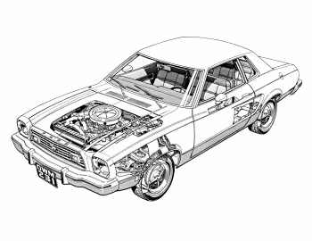1974 Ford Mustang II Coupe (60F)