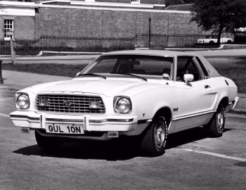 Ford Mustang II Ghia Coupe [UK-spec] '1975–78