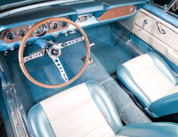 Interior 1966 Ford Mustang K-Code 289/271 HP Luxury Convertible (76B)