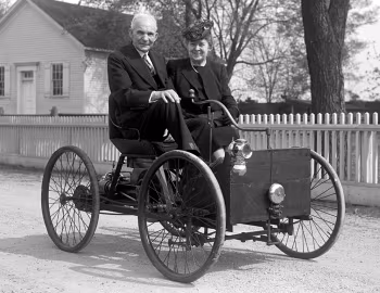 Ford Quadricycle, Henry Ford, Clara Bryant Ford