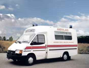 Ford Transit FT 160 Reebur Ambulance [UK-spec] '1986–91