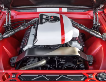 Под капотом 1965 Ringbrothers Ford Mustang SPLITR Fastback '2015