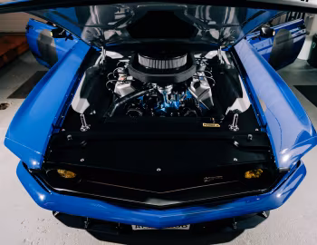 Bajo el capó 1969 Ringbrothers Ford Mustang Unkl '11.2019