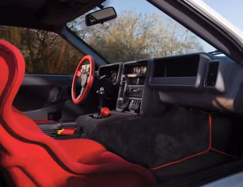 Interior Ford RS200 Evolution '1985
