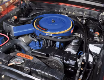 Bajo el capó 1969 Shelby GT500 Convertible
