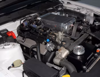Sous la capuche 2010–11 Shelby GT500 Super Snake
