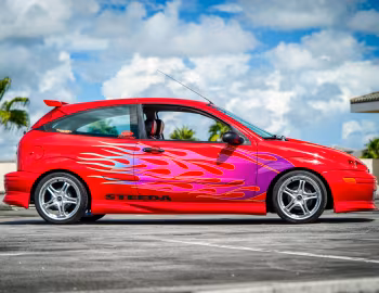 2002 Steeda Ford Focus ZX3 "Fireball" (DBW) '11.2004