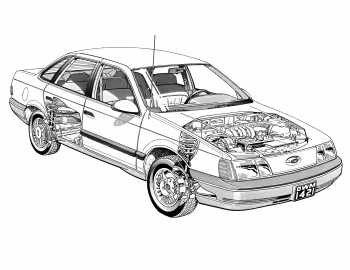 1986–91 Ford Taurus '10.1985–07.1991