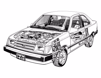 1984–85 Ford Tempo Coupe '1983–85