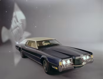 1972 Ford Thunderbird with Vinyl Roof option (65K)