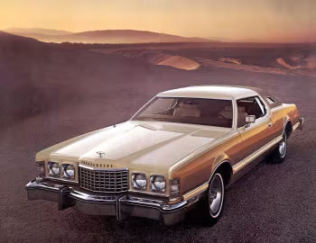 1976 Ford Thunderbird with Creme and Gold Luxury Group (65K)