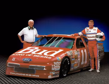 Ford Thunderbird NASCAR Race Car, Junior Johnson, Bill Elliott