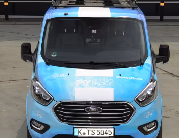 Ford Tourneo Custom Team Sky podium car '2018