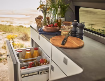Interior Ford Transit Custom Westfalia Nugget Titanium Plug-in Hybrid L2 [EU-spec] '2024–????