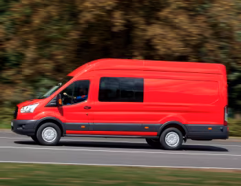 Ford Transit Jumbo Double-Cab-in-Van L4H3 '2014–18