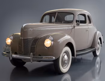 1940 Ford V8 Deluxe 5-window Coupe (01A-77B)