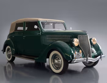 1936 Ford V8 Deluxe Convertible Sedan (68-740)