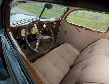 Interior 1937 Ford V8 Deluxe Coupe (78-770B)