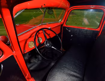 Interior 1937 Ford V8 Deluxe Pickup (77-830)