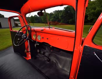 Interior 1937 Ford V8 Deluxe Pickup (77-830)