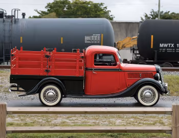 1937 Ford V8 Stake Bed Truck (77-805)