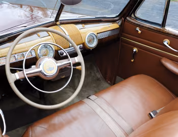 Panel frontal 1942 Ford V8 Super Deluxe Convertible Club Coupe (21A-76)