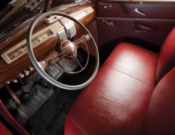 Interior 1941 Ford V8 Super Deluxe Convertible Coupe (11A-76)