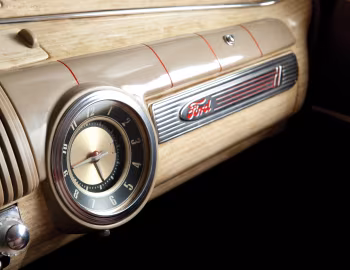 Interior 1946 Ford V8 Super Deluxe Convertible Coupe (69A-76) '1945–46