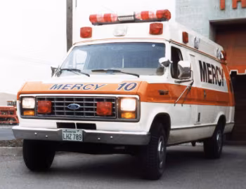 1985 Ford E-350 Econoline XL Wheeled Coach Ambulance