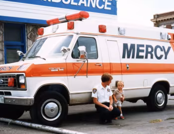 Ford E-350 Econoline XL Wheeled Coach Ambulance, Brian Casey
