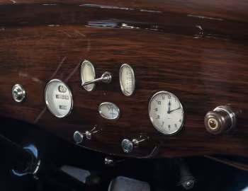 Камбінацыя прыбораў 1931 Franklin Model 153 Deluxe Town Car by Derham
