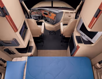 Interior Freightliner Cascadia Raised Roof '2007–pr.