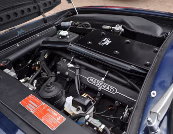 Sous la capuche Maserati Quattroporte (AM121) '1971–74