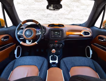 Painel frontal Jeep Renegade Montreux Jazz Festival Showcar by Garage Italia Customs (BU) '07.2015