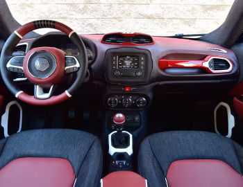 Painel frontal Jeep Renegade Montreux Jazz Festival Showcar by Garage Italia Customs (BU) '07.2015