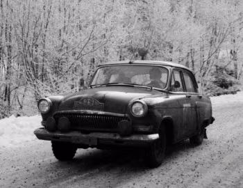 ГАЗ-21 "Волга" в ралли "Monte-Carlo" '1964