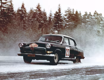 ГАЗ-21 "Волга" в ралли "Monte-Carlo" '1964