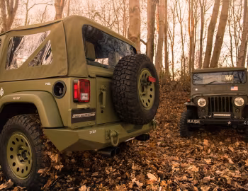 Willys M38 Jeep, Jeep Wrangler "Geiger-Willys"
