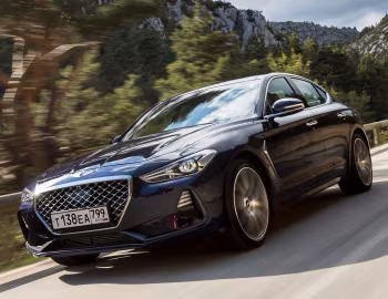 Genesis G70 2.0T HTRAC [CIS] '2018–21