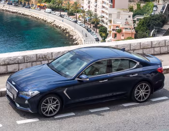 Genesis G70 2.0T HTRAC [CIS] '2018–21