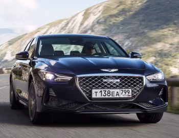 Genesis G70 2.0T HTRAC [CIS] '2018–21